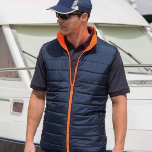 Result Safe-Guard Reversible Soft Padded Gilet