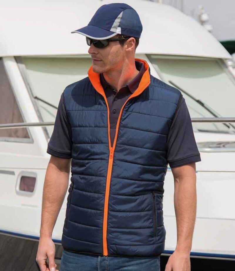 Result Safe-Guard Reversible Soft Padded Gilet