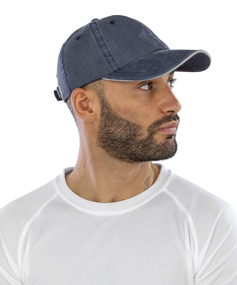 Result Washed Fine Line Cotton Cap