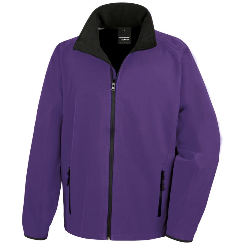 Result Core Printable Soft Shell Jacket