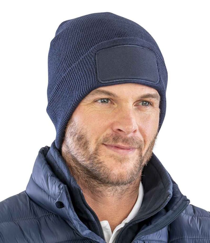 Result Recycled Double Knit Printers Beanie