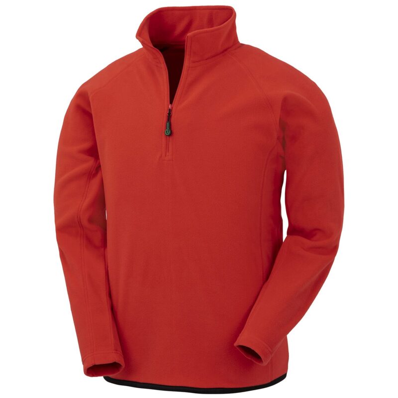Result Recycled Zip Neck Micro Fleece