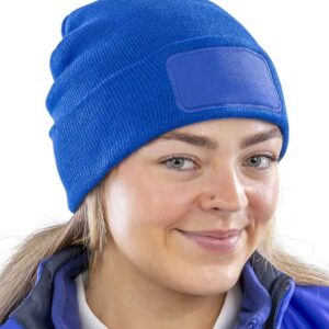 Result Recycled Double Knit Printers Beanie