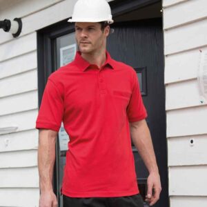 Result Work-Guard Apex Pocket Pique Polo Shirt