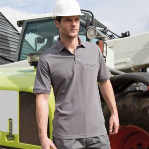 Result Work-Guard Apex Pocket Pique Polo Shirt