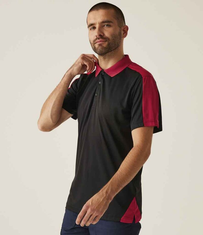 Regatta Contrast Quick Wicking Pique Polo Shirt