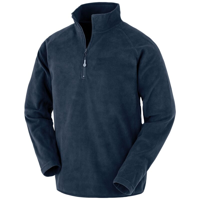 Result Recycled Zip Neck Micro Fleece