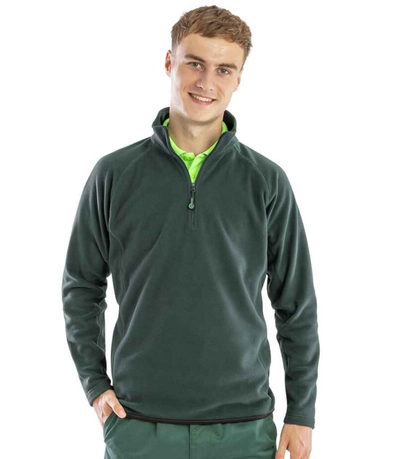 Result Recycled Zip Neck Micro Fleece