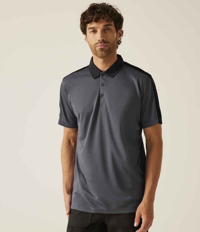 Regatta Contrast Quick Wicking Pique Polo Shirt