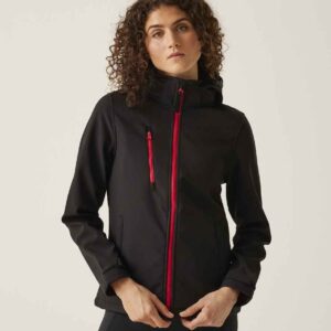 Regatta Ladies Venturer Three Layer Hooded Soft Shell Jacket