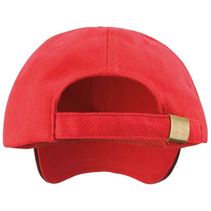 Result Low Profile Heavy Brushed Cotton Cap with Sandwich Peak