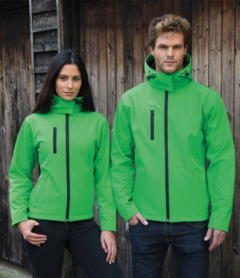 Result Core Ladies Hooded Soft Shell Jacket