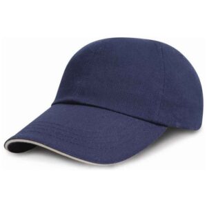 Result Low Profile Heavy Brushed Cotton Cap with Sandwich Peak