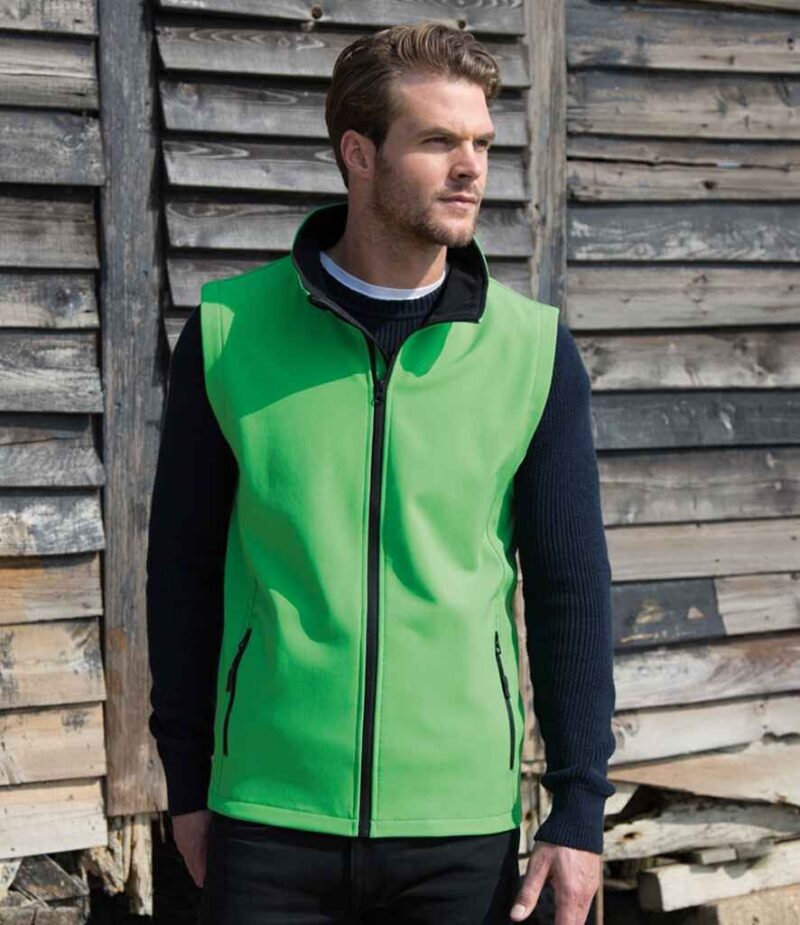 Result Core Printable Soft Shell Bodywarmer