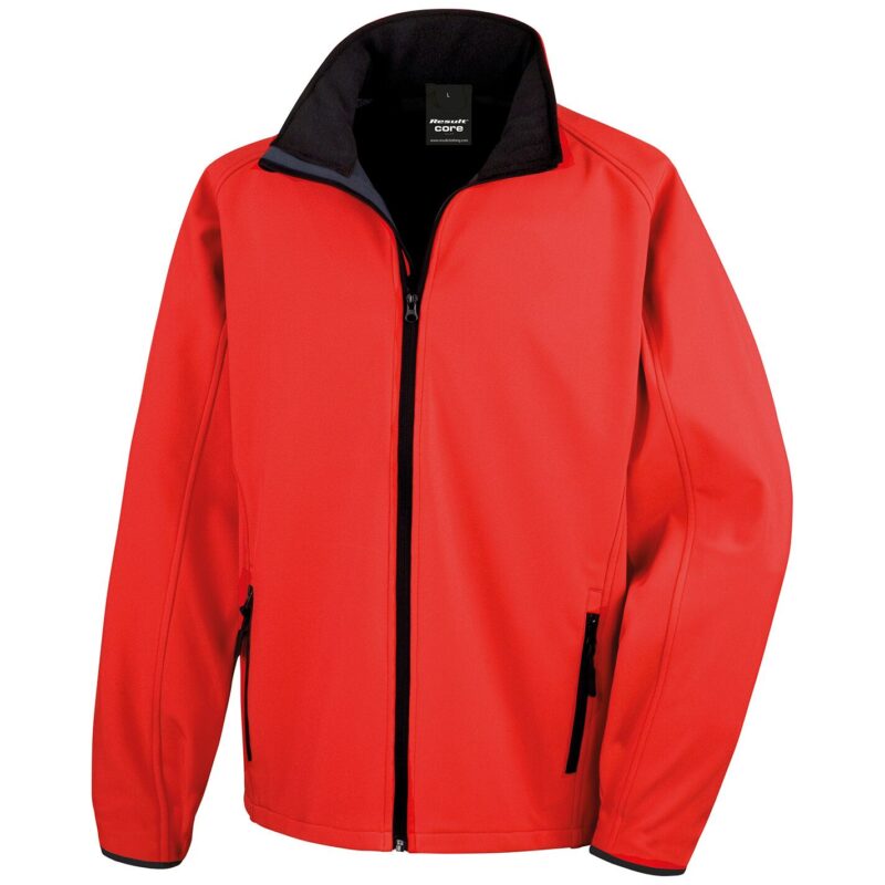 Result Core Printable Soft Shell Jacket