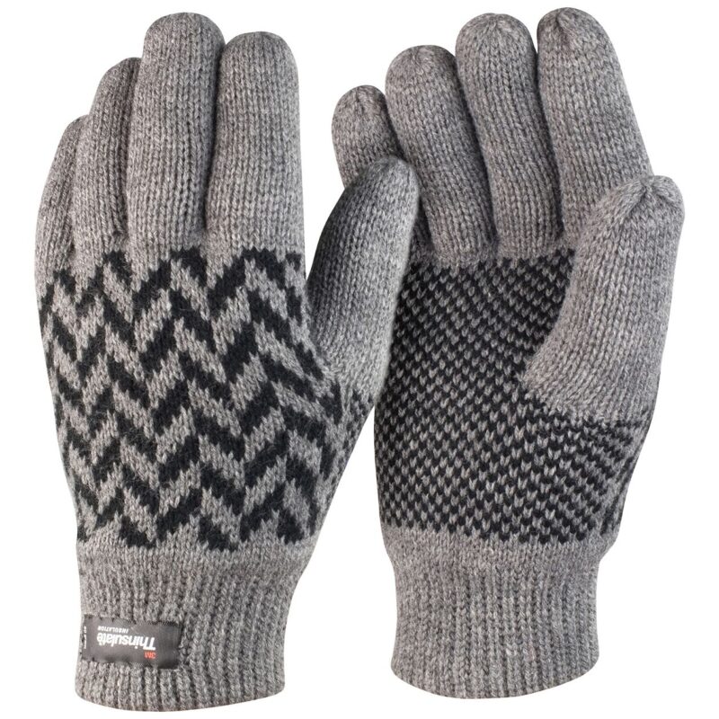 Result Pattern Thinsulate Gloves