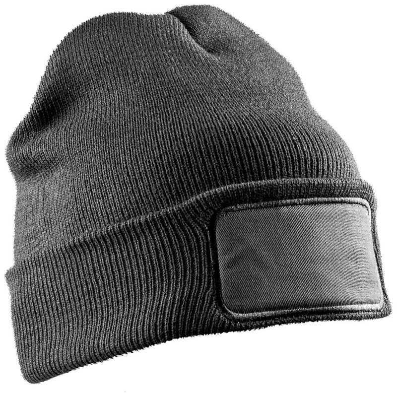 Result Recycled Double Knit Printers Beanie