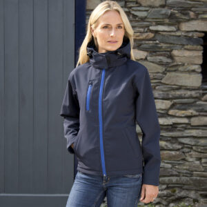 Result Core Ladies Hooded Soft Shell Jacket