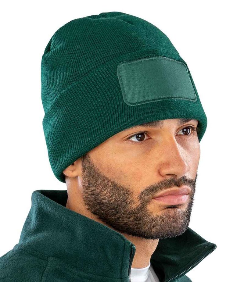 Result Recycled Double Knit Printers Beanie