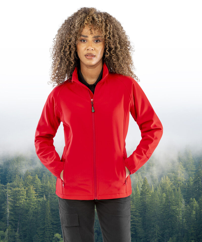 Result Recycled Ladies Printable Soft Shell Jacket