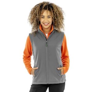 Result Recycled Ladies Printable Soft Shell Bodywarmer
