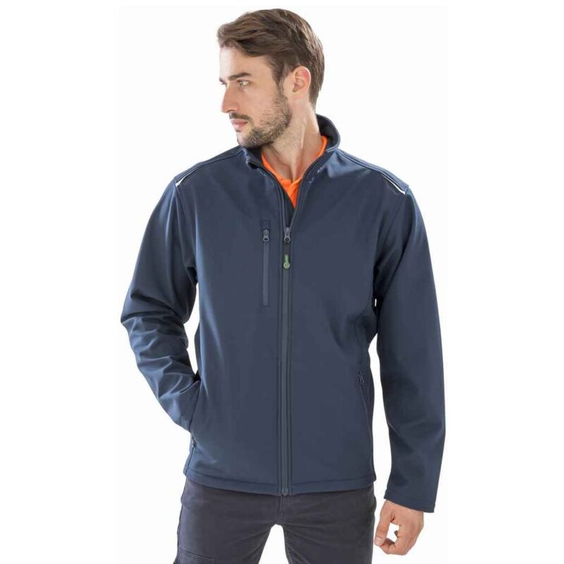 Result Recycled Three Layer Printable Soft Shell Jacket