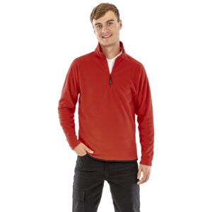 Result Recycled Zip Neck Micro Fleece