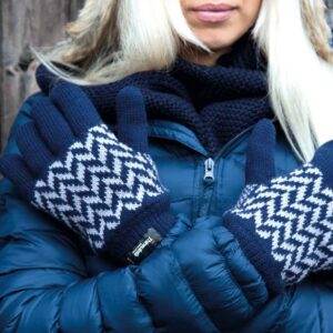 Result Pattern Thinsulate Gloves