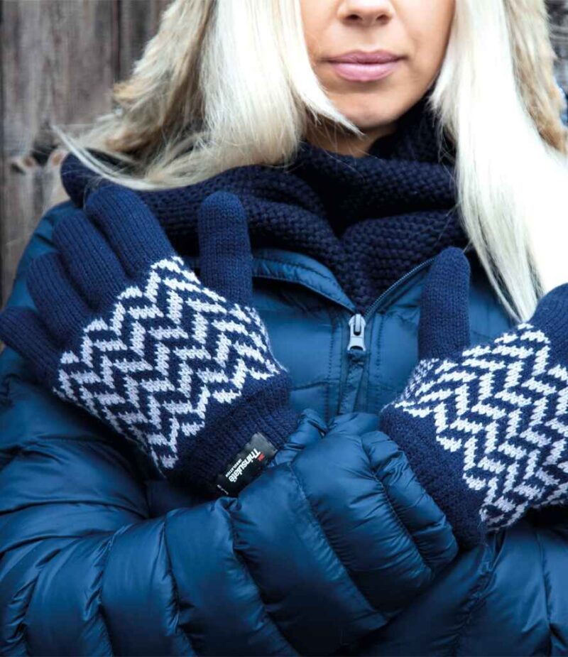 Result Pattern Thinsulate Gloves