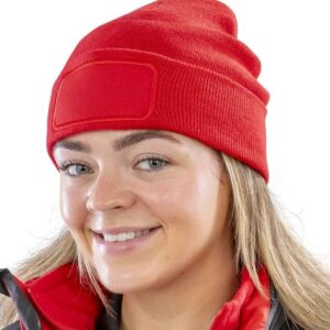 Result Recycled Double Knit Printers Beanie