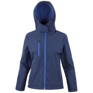 Result Core Ladies Hooded Soft Shell Jacket