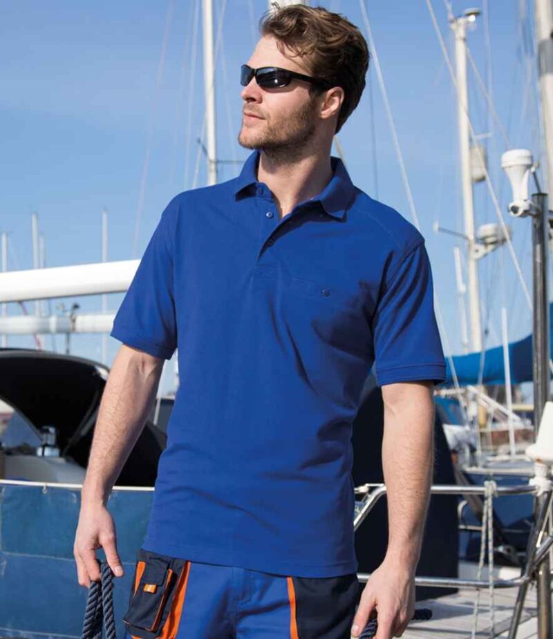 Result Work-Guard Apex Pocket Pique Polo Shirt