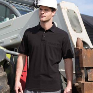 Result Work-Guard Apex Pocket Pique Polo Shirt