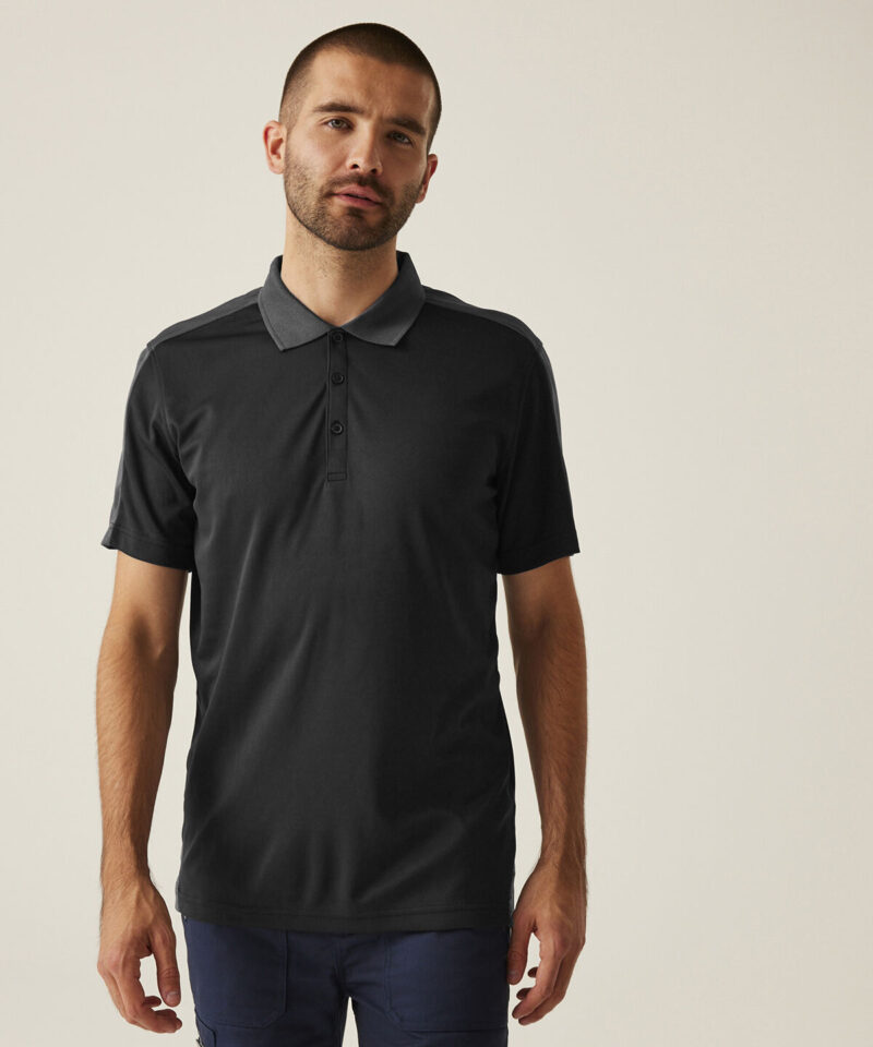 Regatta Contrast Quick Wicking Pique Polo Shirt