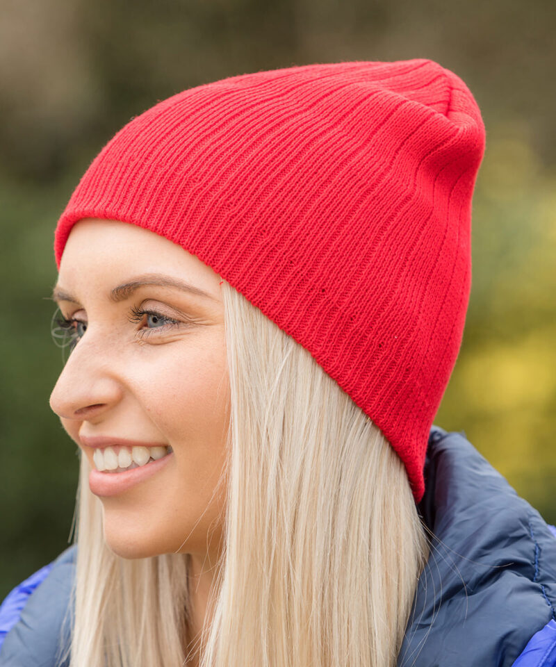 Result Cotton Knitted Beanie