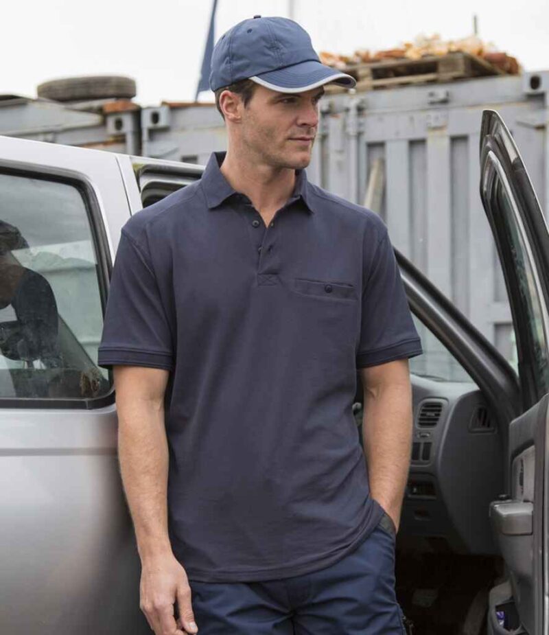 Result Work-Guard Apex Pocket Pique Polo Shirt