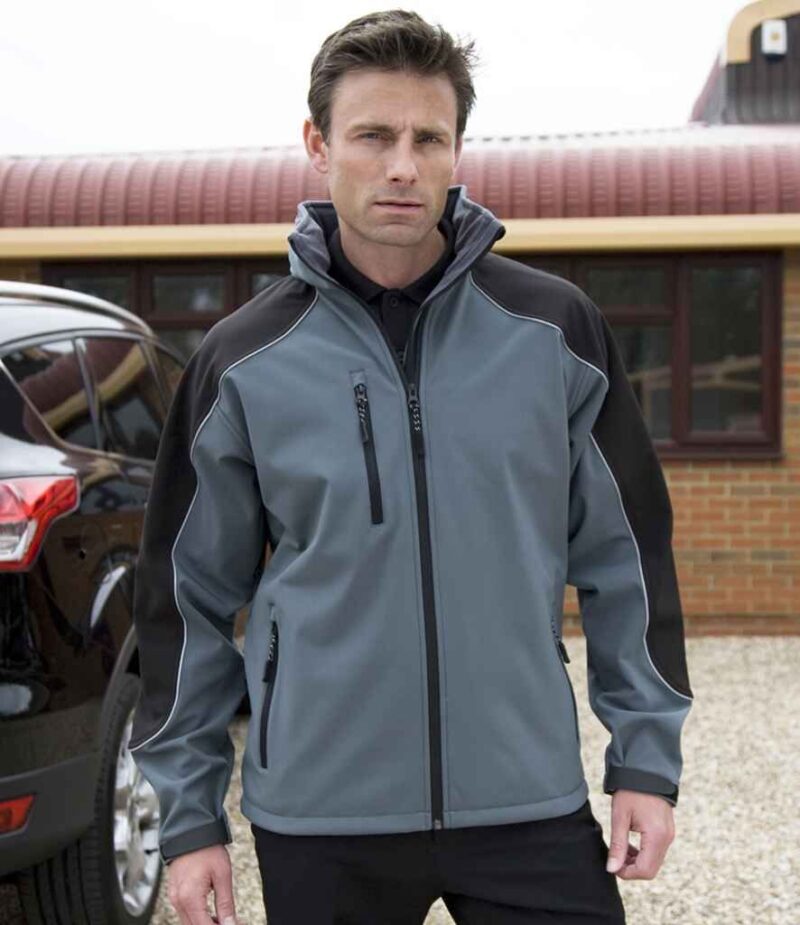 Result Work-Guard Hooded Soft Shell Jacket