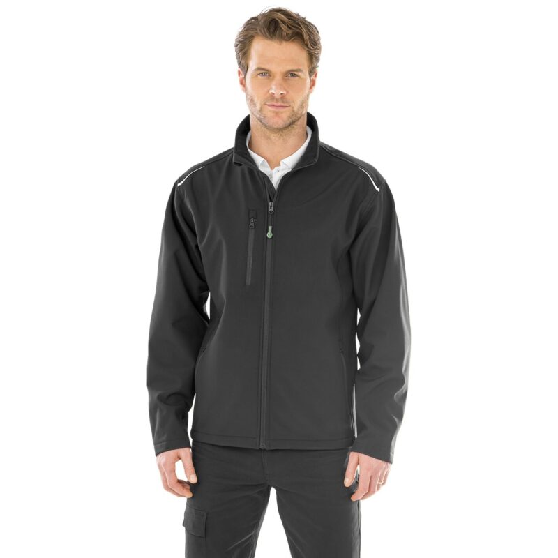 Result Recycled Three Layer Printable Soft Shell Jacket