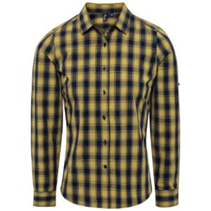 Premier Ladies Mulligan Check Long Sleeve Shirt