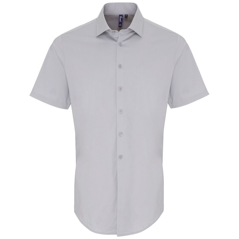 Premier Short Sleeve Stretch Fit Poplin Shirt