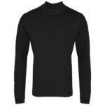 Premier Long Sleeve Coolchecker Pique Polo Shirt