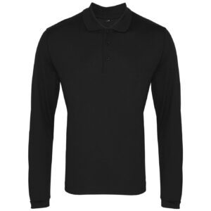 Premier Long Sleeve Coolchecker Pique Polo Shirt