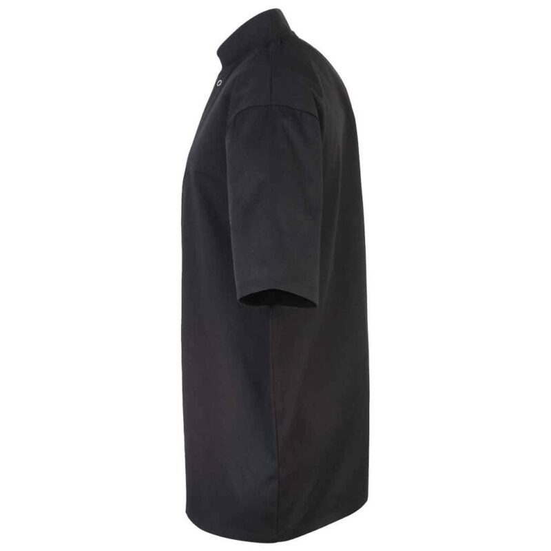 Premier Unisex Short Sleeve Stud Front Chef's Jacket