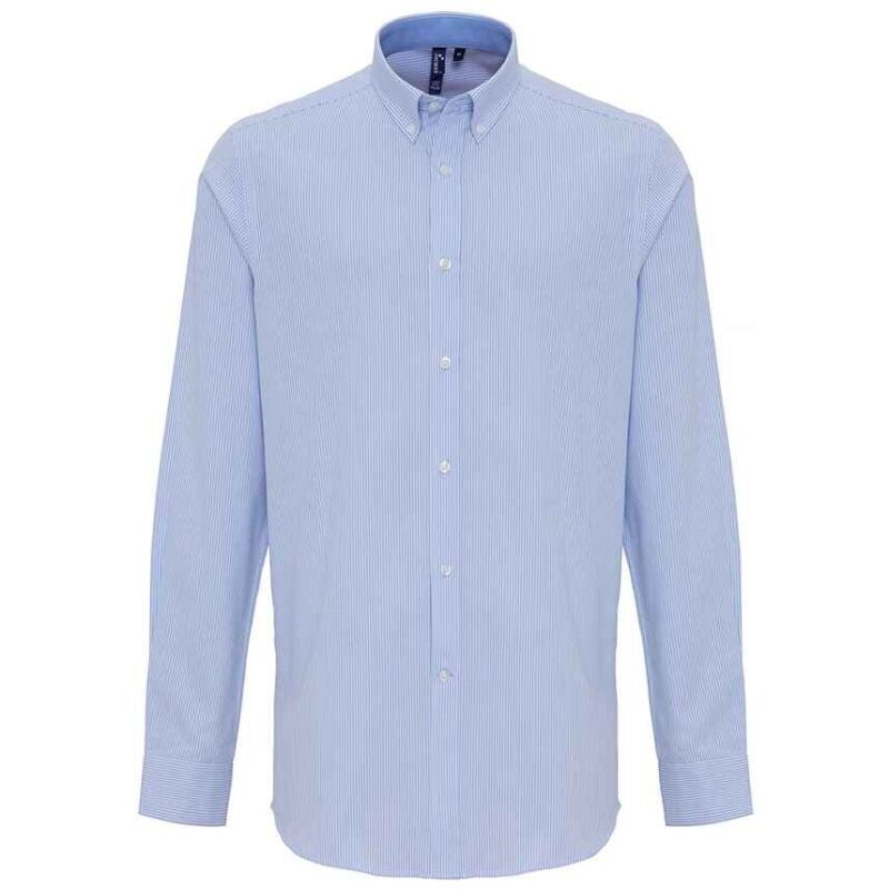 Premier Long Sleeve Striped Oxford Shirt