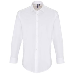 Premier Long Sleeve Stretch Fit Poplin Shirt