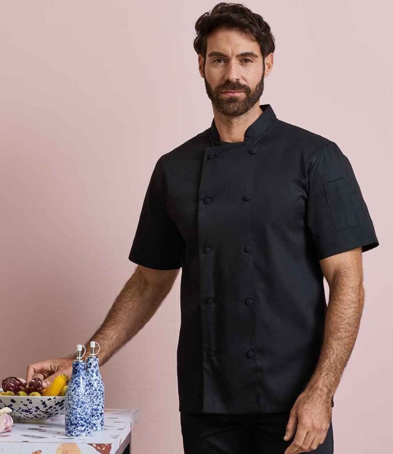 Premier Coolchecker Short Sleeve Chef's Jacket