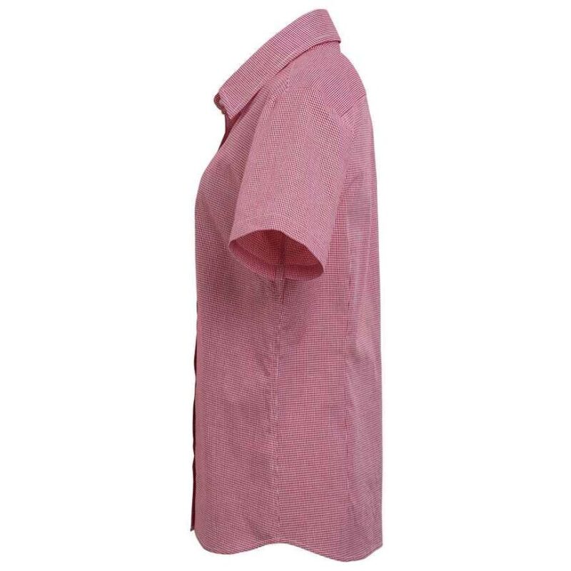 Premier Ladies Gingham Short Sleeve Shirt