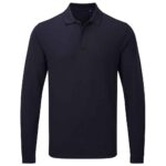 Premier Essential Unisex Long Sleeve Polo Shirt