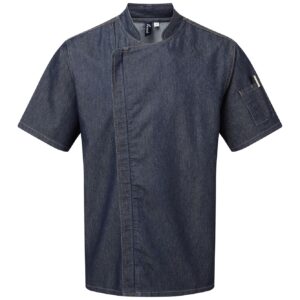 Premier Short Sleeve Zipped Chef's Jacket