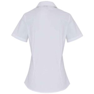 Premier Ladies Short Sleeve Stretch Fit Poplin Shirt